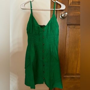 Brand new and never worn green short dress from Lulu’s, size small